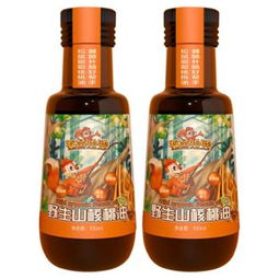 松鼠聰聰有機山核桃油嬰兒輔食嬰兒食用油寶寶專用油100ML